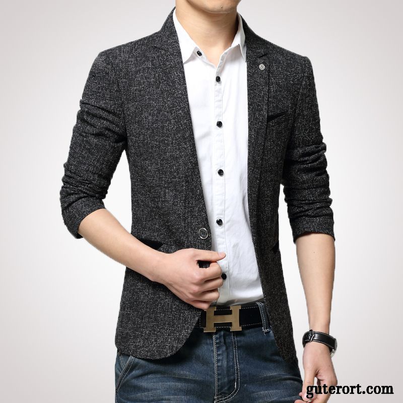 Herren Blazer Kaufen Gestreift, Blazer Dunkelblau Herren