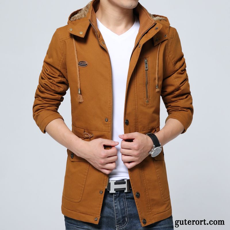 Herren Jacken Winter Blond, Lederärmel Jacke Herren Günstig