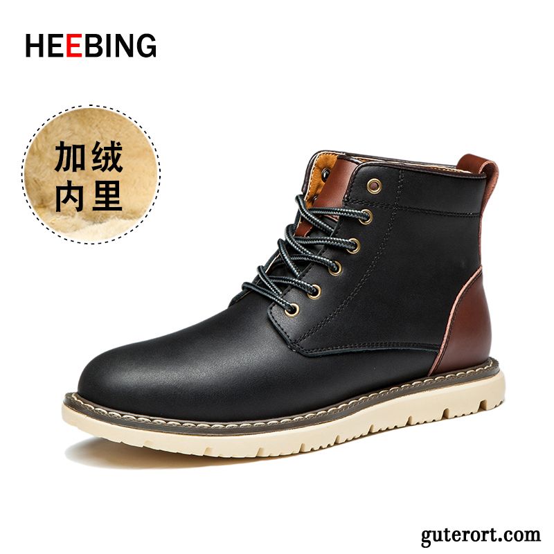 Herren Mode Boots Beige Hellgrau, Boots Leder Herren Günstig