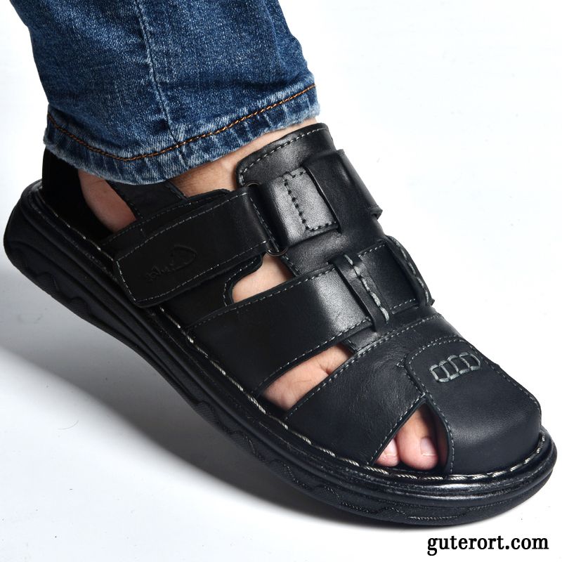 Herren Mode Schuhe Billig, Stylische Herren Sandalen Gestreift