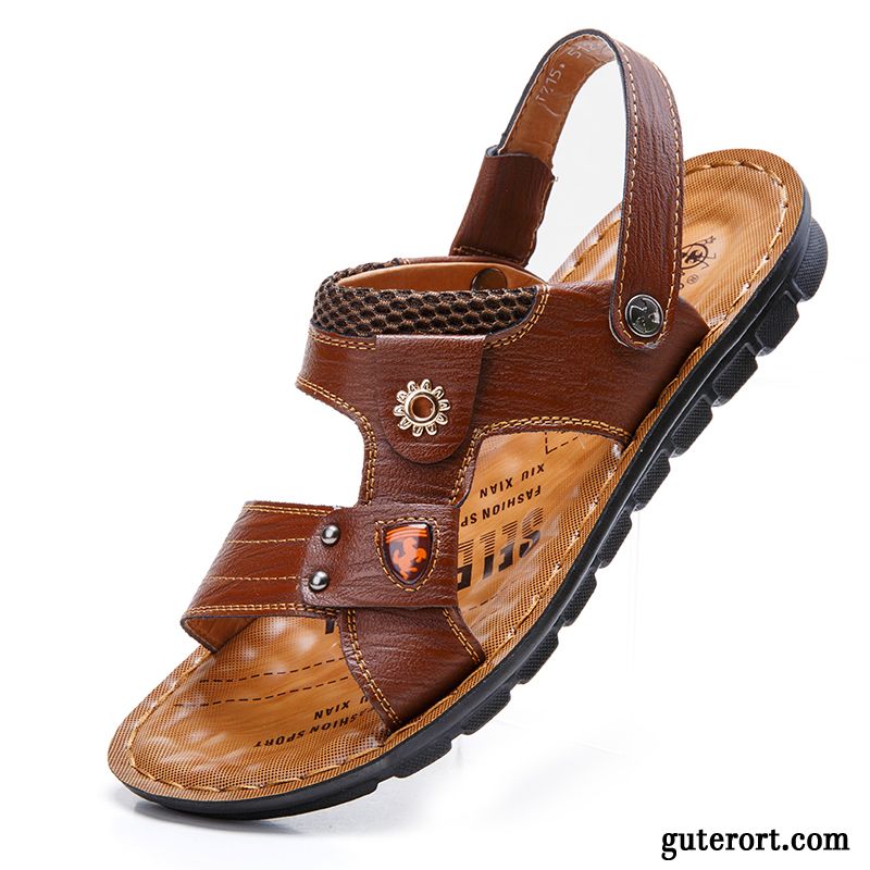 Herren Sport Sandalen Kupfer, Sommer Sandalen Herren Günstig