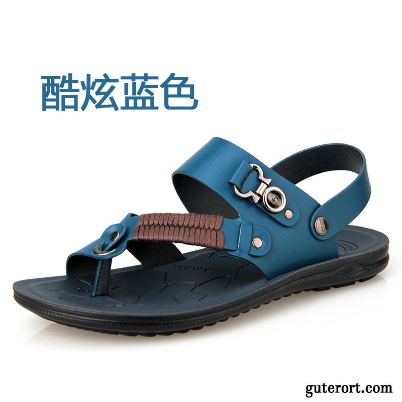 Herren Trekkingsandalen Scharlachrot, Herrenschuhe Sandalen Günstig