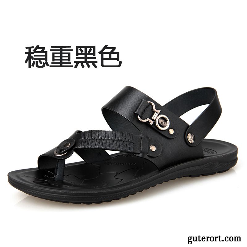 Herren Trekkingsandalen Scharlachrot, Herrenschuhe Sandalen Günstig