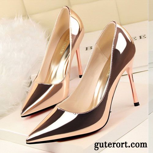 High Heels Pumps Verkaufen, Schwarz Rote Pumps Silber