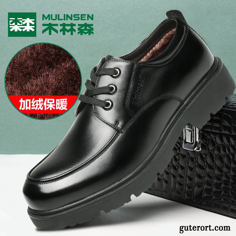 Hochzeitsschuhe Herren Schwarz Lederschuhe Silber, Bequeme Schuhe Herren