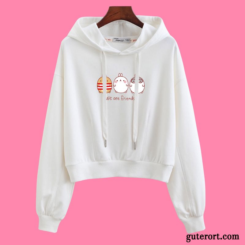 Hoodie Damen Hoodies Allgleiches Dünn Kurzer Absatz Feder Mit Kapuze Purpur Lila