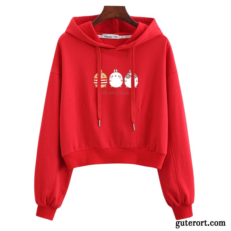 Hoodie Damen Hoodies Allgleiches Dünn Kurzer Absatz Feder Mit Kapuze Purpur Lila