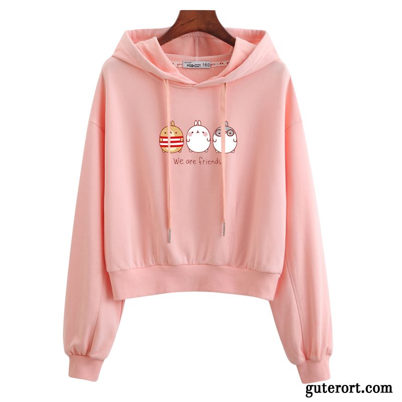 Hoodie Damen Hoodies Allgleiches Dünn Kurzer Absatz Feder Mit Kapuze Purpur Lila