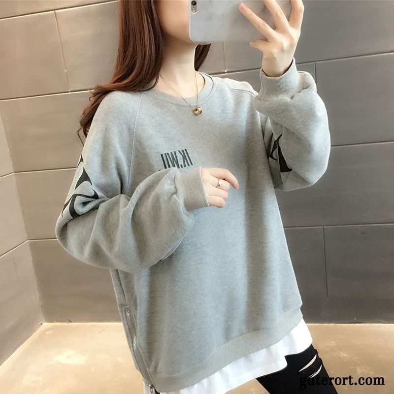 Hoodie Damen Spleißen Überzieher Mantel Entwurf Feder Hoodies Gelb