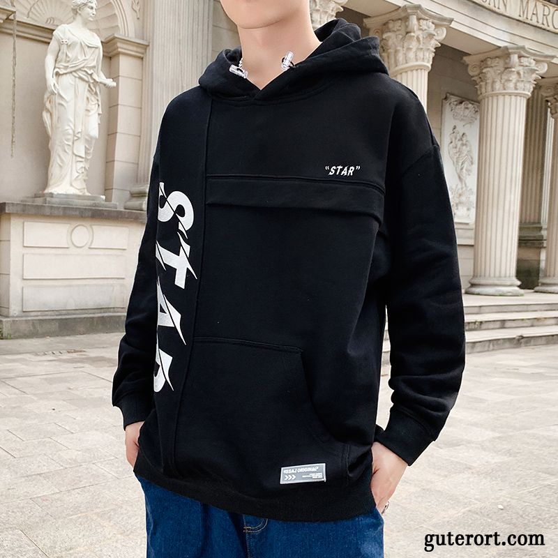 Hoodie Herren Überzieher Trend Freizeit Hoodies Neu Mit Kapuze Rot