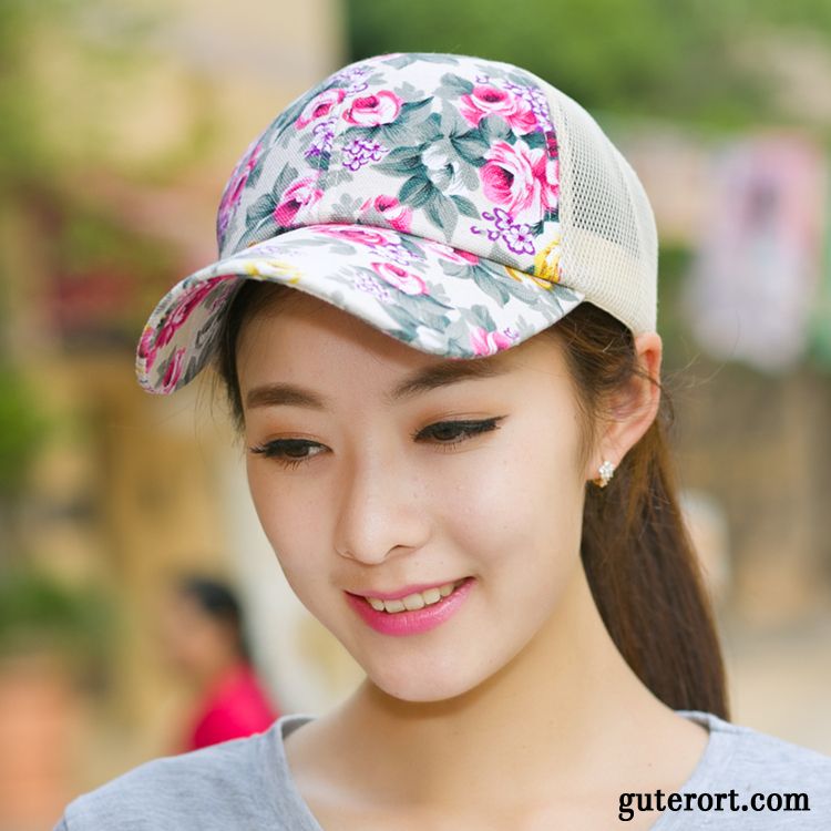 Hüte / Caps Damen Outdoor Mesh Herbst Baseballmütze Atmungsaktiv Sonnenschutz Blau