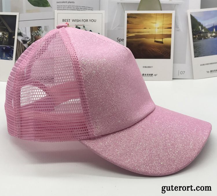 Hüte / Caps Damen Sonnenschutz Baseballmütze Sonnenhüte Kappe Frühling Mesh Rosa