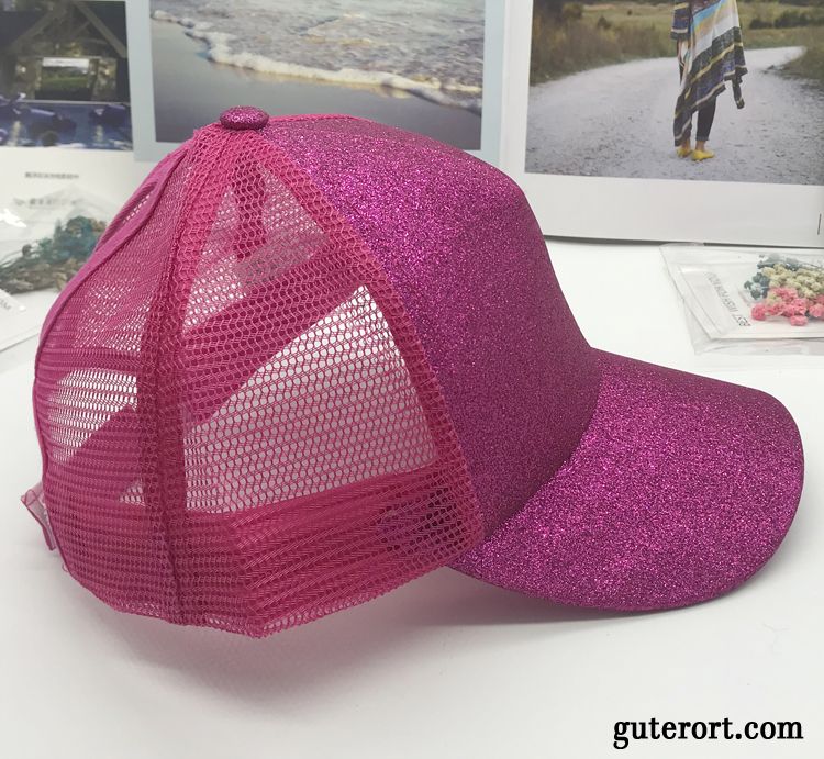 Hüte / Caps Damen Sonnenschutz Baseballmütze Sonnenhüte Kappe Frühling Mesh Rosa