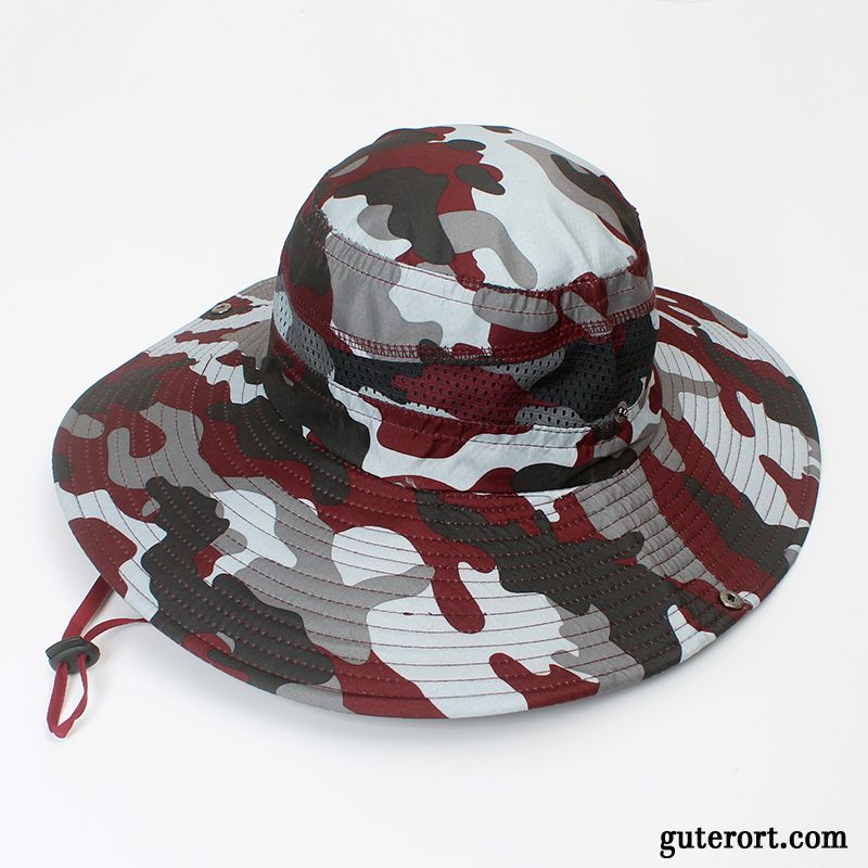 Hüte / Caps Herren Fahrrad Fahren Sonnenhüte Outdoor Groß Wander Reisen Army Grün Camouflage