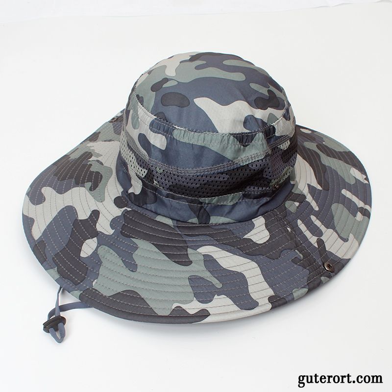 Hüte / Caps Herren Fahrrad Fahren Sonnenhüte Outdoor Groß Wander Reisen Army Grün Camouflage