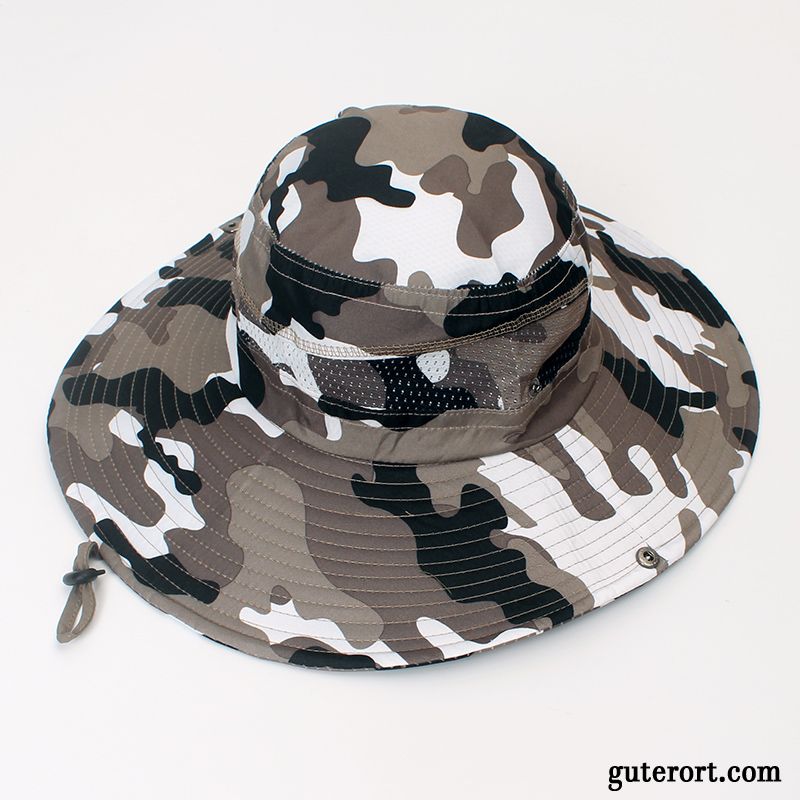 Hüte / Caps Herren Fahrrad Fahren Sonnenhüte Outdoor Groß Wander Reisen Army Grün Camouflage