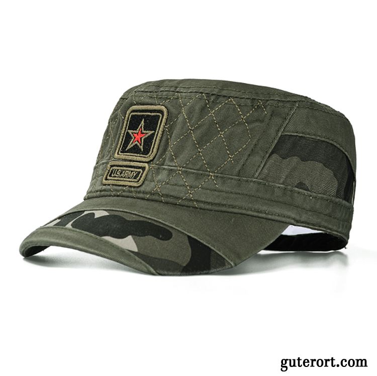 Hüte / Caps Herren Sonne Freizeit Frühling Sommer Herbst Baseball Army Grün Camouflage