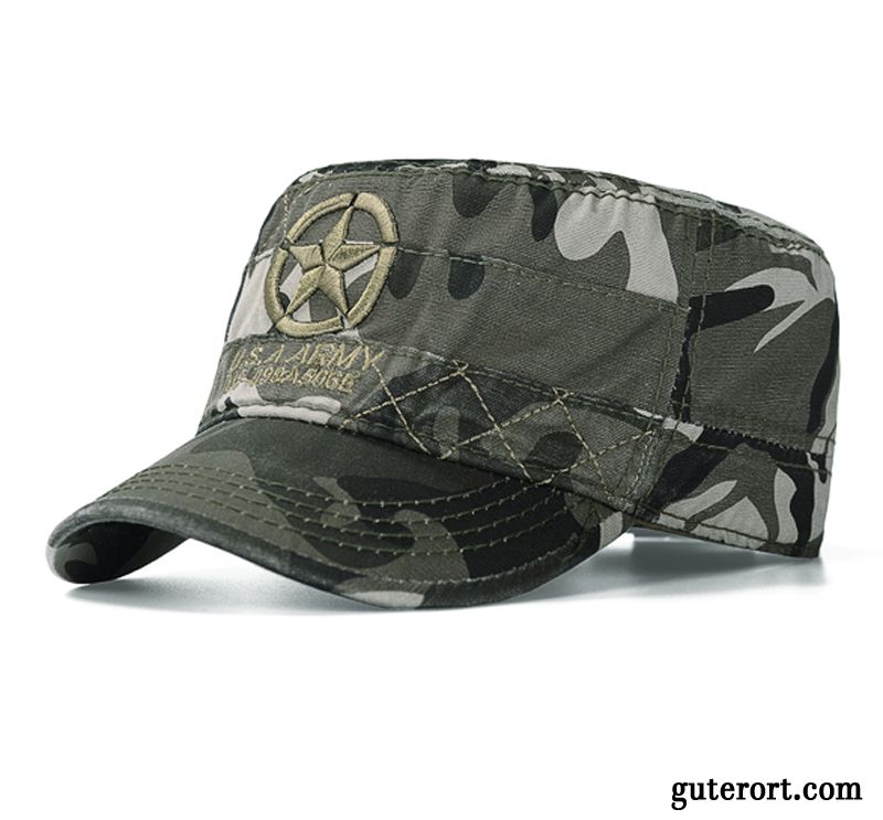 Hüte / Caps Herren Sonne Freizeit Frühling Sommer Herbst Baseball Army Grün Camouflage