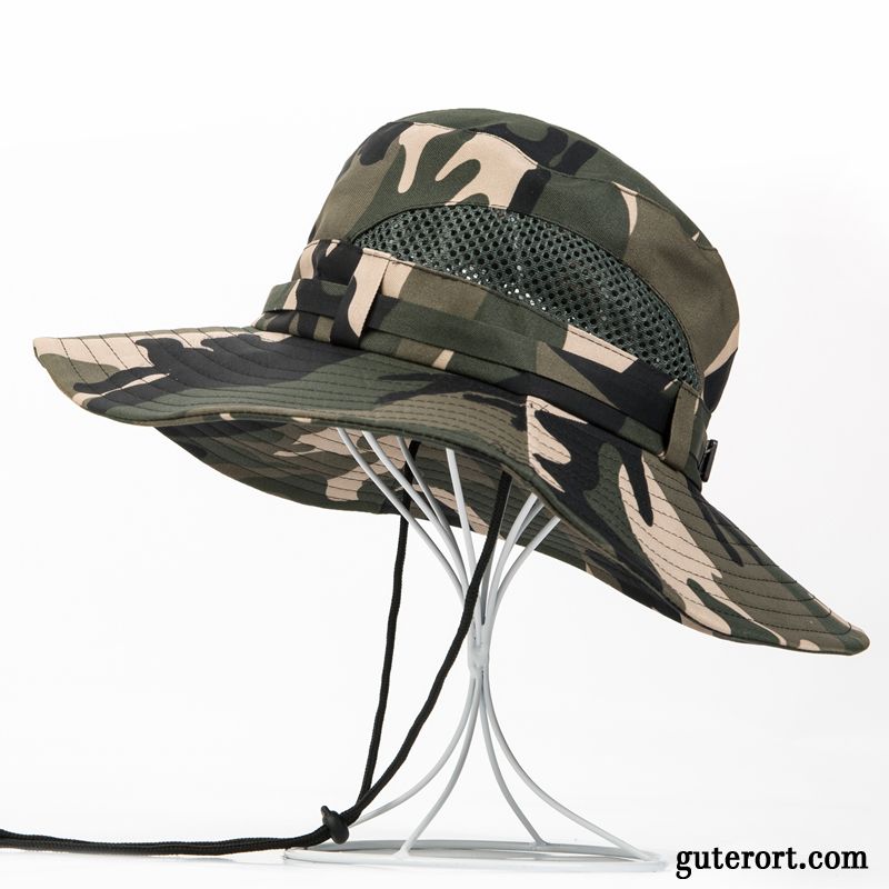 Hüte / Caps Herren Trend Sonne Sonnenschutz Sommer Sonnenhüte Fischerhut Army Grün Camouflage Purpur Lila