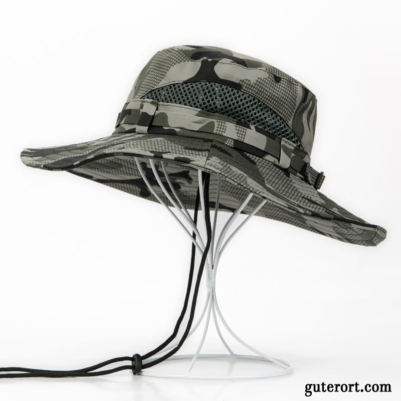 Hüte / Caps Herren Trend Sonne Sonnenschutz Sommer Sonnenhüte Fischerhut Army Grün Camouflage Purpur Lila