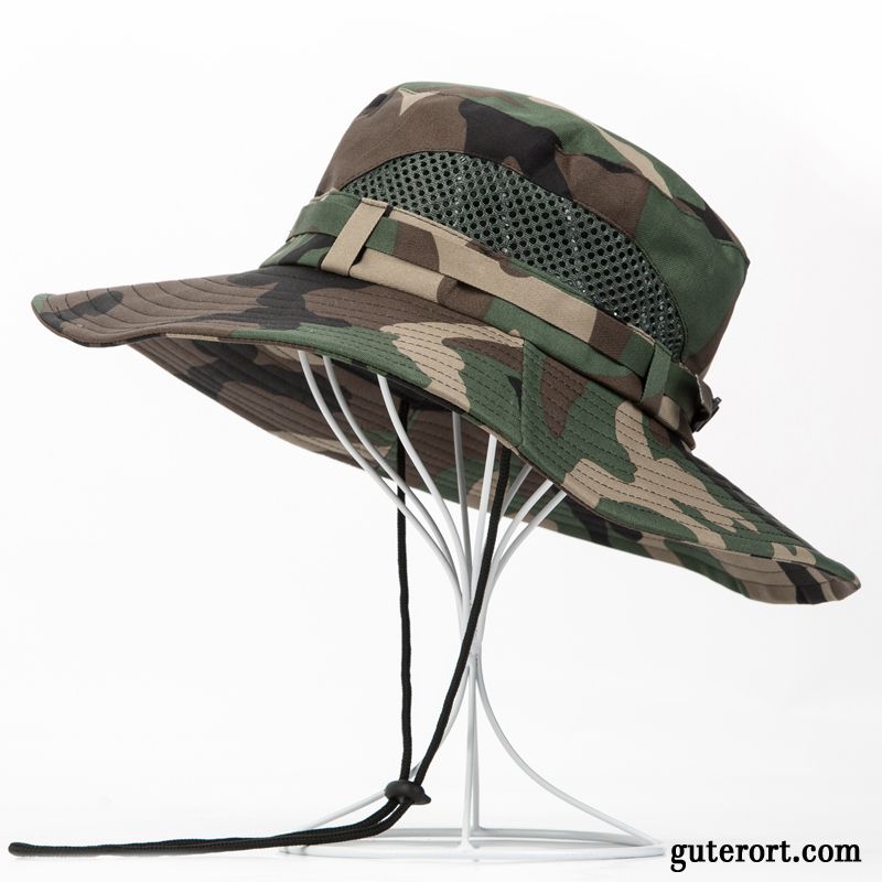 Hüte / Caps Herren Trend Sonne Sonnenschutz Sommer Sonnenhüte Fischerhut Army Grün Camouflage Purpur Lila