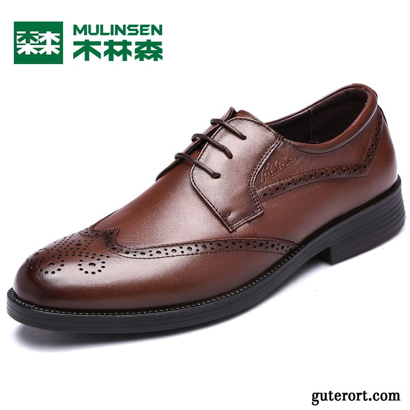 Italienische Schuhe Herren Lederschuhe Orange, Braune Herrenschuhe Leder Kaufen