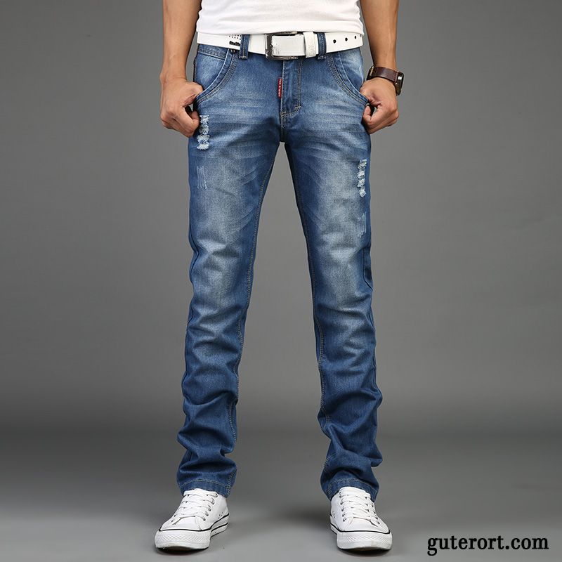 Jeans Herren Online Shop, Skinny Jeans Männer Hellrosa