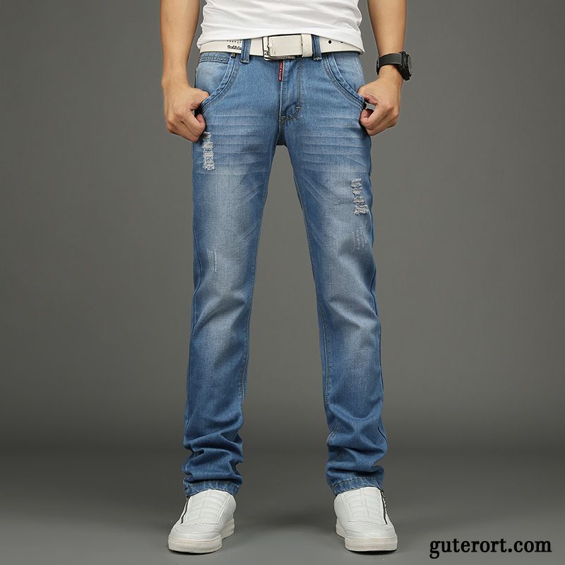 Jeans Herren Online Shop, Skinny Jeans Männer Hellrosa