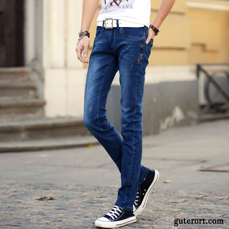 Jeans Slim Fit Herren Verkaufen, Beschichtete Jeans Herren Rosarot