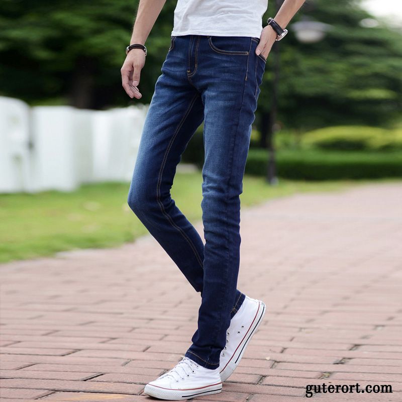 Jeans Slim Fit Herren Verkaufen, Beschichtete Jeans Herren Rosarot