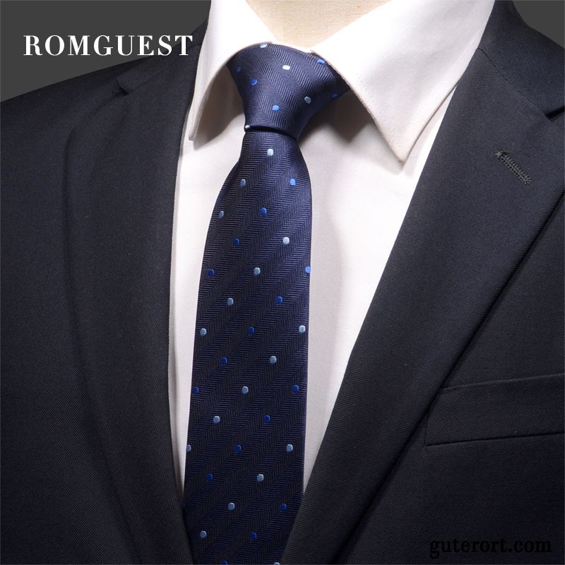 Krawatte Herren Beruf Business Formelle Kleidung 7 Cm Verheiratet Trend Bordeauxrot Blau Schwarz Rot