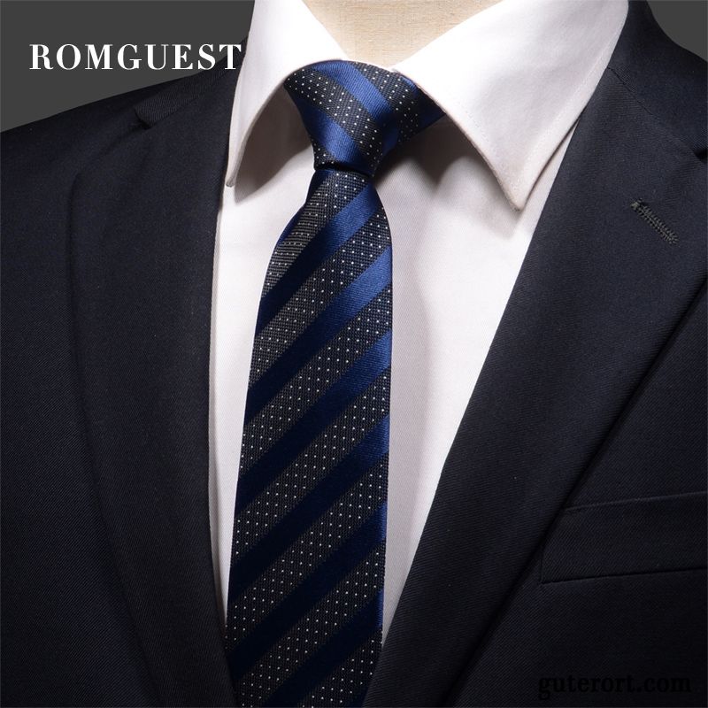 Krawatte Herren Beruf Business Formelle Kleidung 7 Cm Verheiratet Trend Bordeauxrot Blau Schwarz Rot