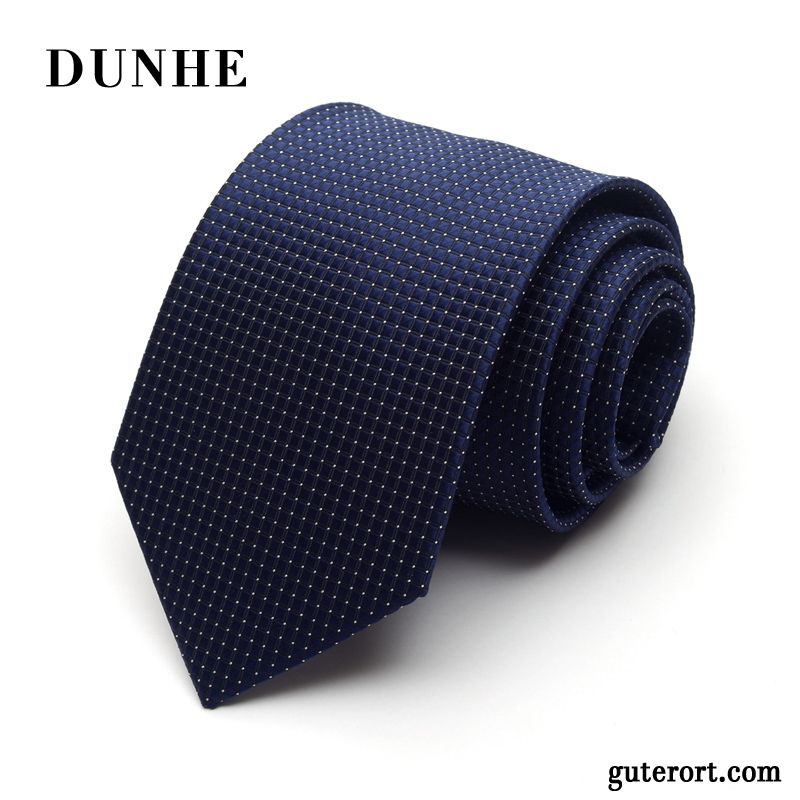 Krawatte Herren Trend Formelle Kleidung Business Beruf Einfarbig Blau Schwarz