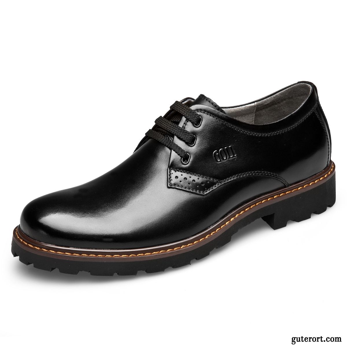 Leder Schuhe Online Rabatt, Breite Schuhe Herren Lederschuhe Kaffeebraun