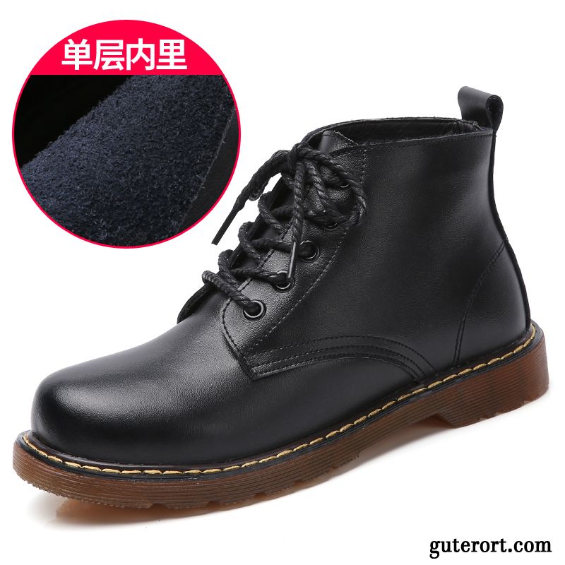 Leder Stiefeletten Damen Dunkel, Schwarze Damenstiefel Günstig