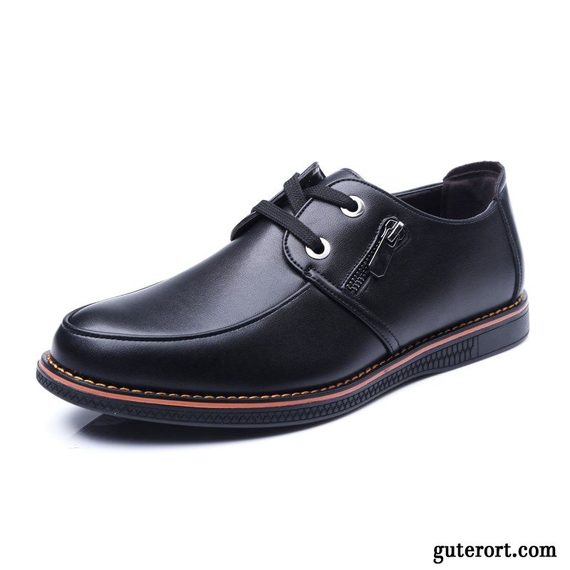 Leder Stiefeletten Herren Lederschuhe Lachsrosa, Herren Leder Schuhe Schwarz Rabatt