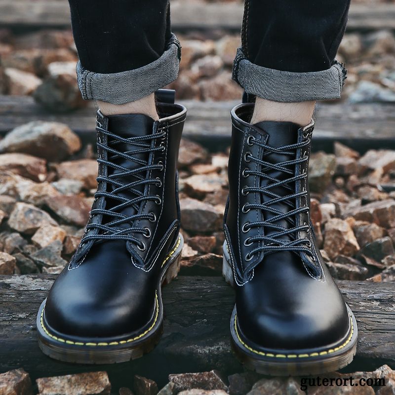 Lederstiefel Herren Braun Günstig, Herren Hoher Schaft Lavendel