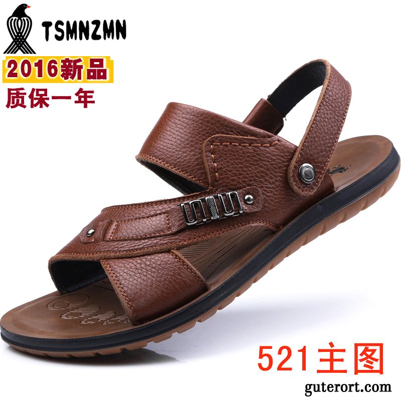 Marken Sandalen Herren Dunkelgrau, Herren Sommer Sandalen Billig