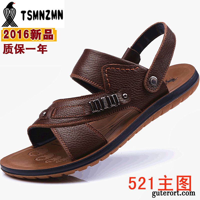 Marken Sandalen Herren Dunkelgrau, Herren Sommer Sandalen Billig