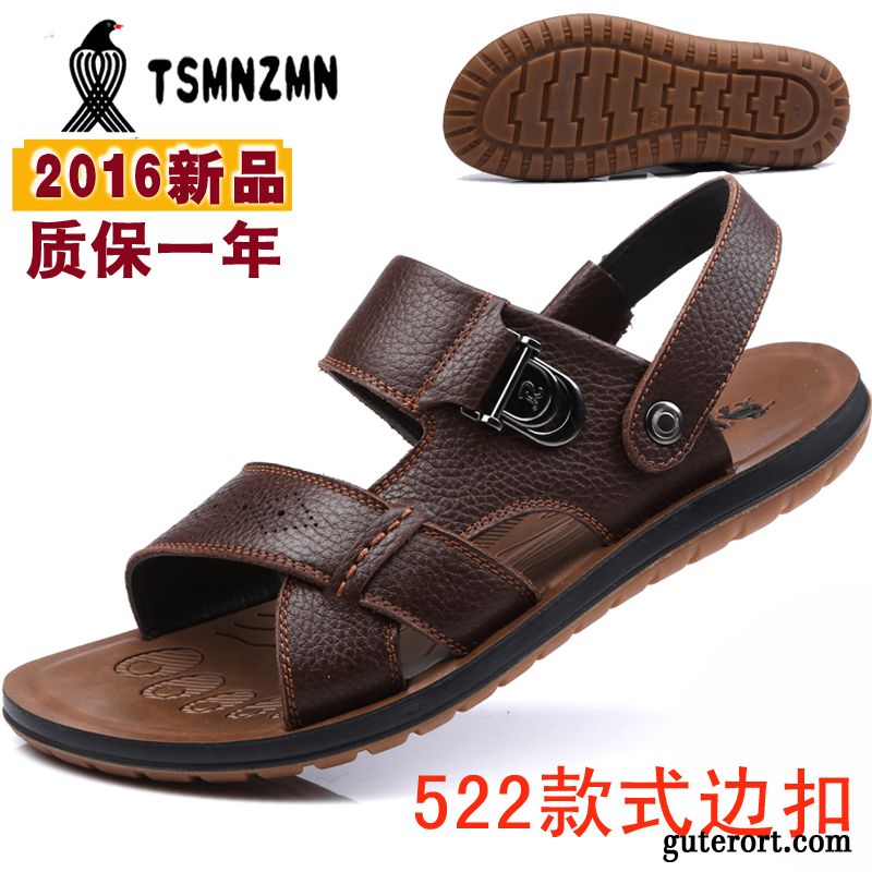 Marken Sandalen Herren Dunkelgrau, Herren Sommer Sandalen Billig