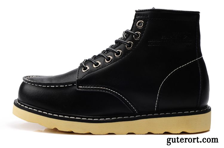 Mode Boots Herren Schwarz Das Lila, Günstige Herren Boots