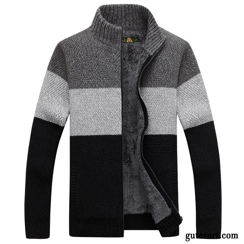 Mode Herren Pullover Günstig, Modische Pullover Herren Kaffeebraun