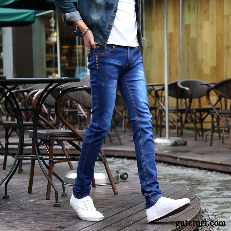 Mode Jeans Herren Gestreift, Jeans Beschichtet Herren Rabatt