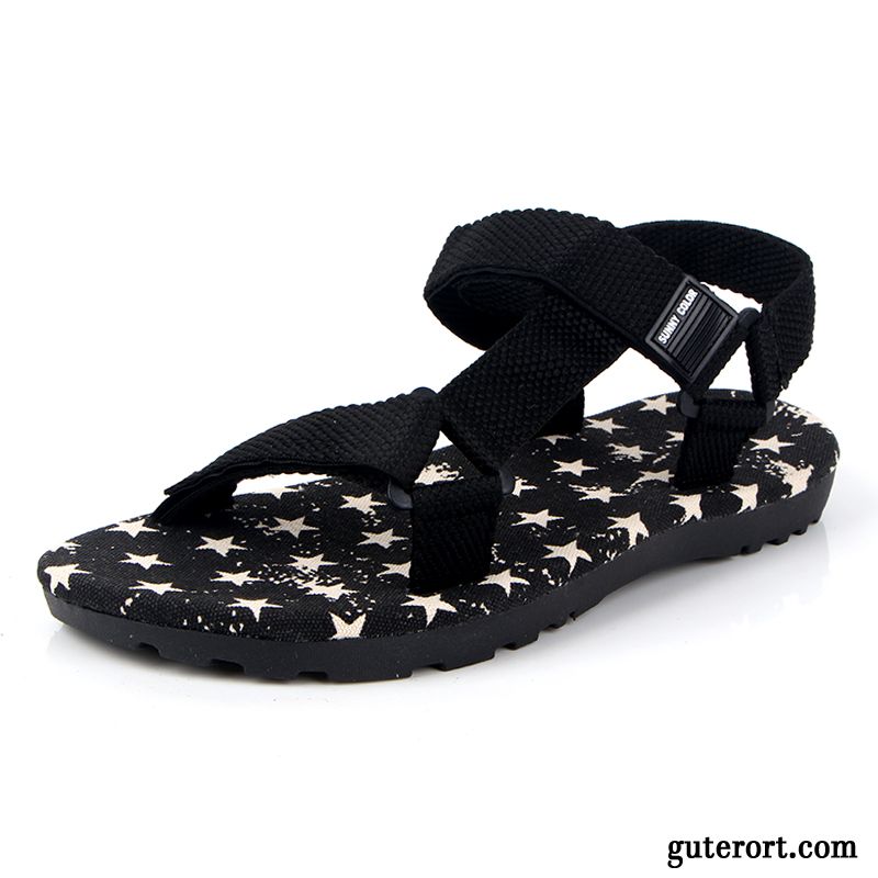 Mode Sandalen Herren Dunkel, Outdoor Sandalen Wasserfest Billig