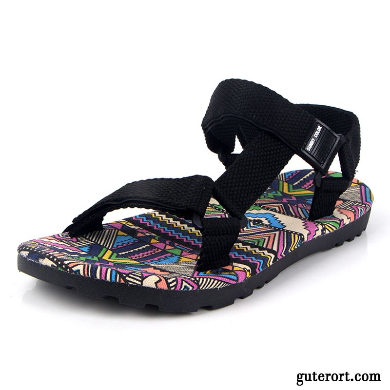 Mode Sandalen Herren Dunkel, Outdoor Sandalen Wasserfest Billig