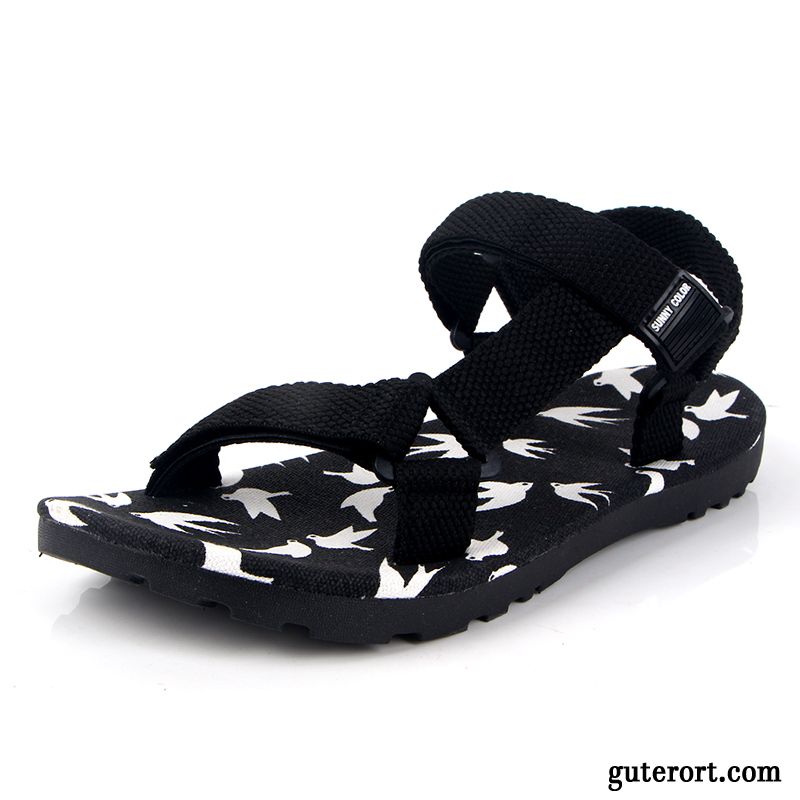 Mode Sandalen Herren Dunkel, Outdoor Sandalen Wasserfest Billig