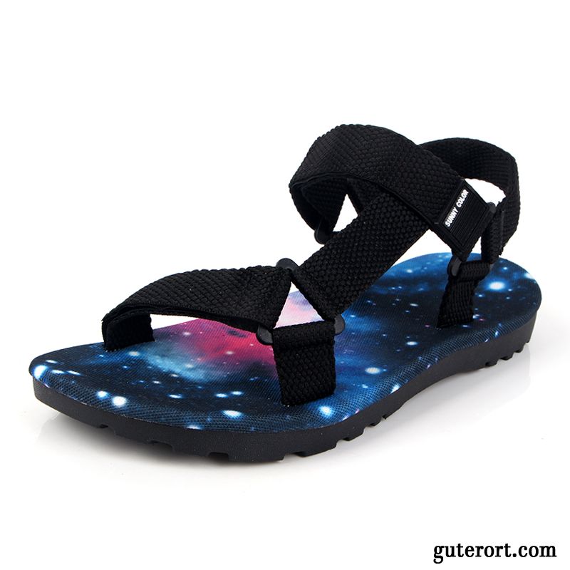 Mode Sandalen Herren Dunkel, Outdoor Sandalen Wasserfest Billig