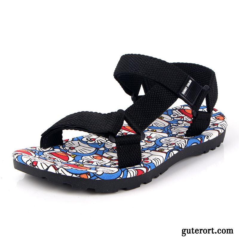 Mode Sandalen Herren Dunkel, Outdoor Sandalen Wasserfest Billig