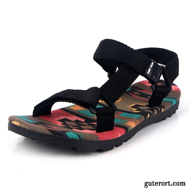 Mode Sandalen Herren Dunkel, Outdoor Sandalen Wasserfest Billig