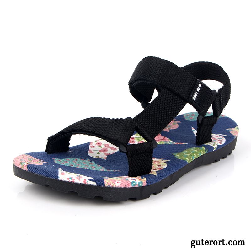 Mode Sandalen Herren Dunkel, Outdoor Sandalen Wasserfest Billig